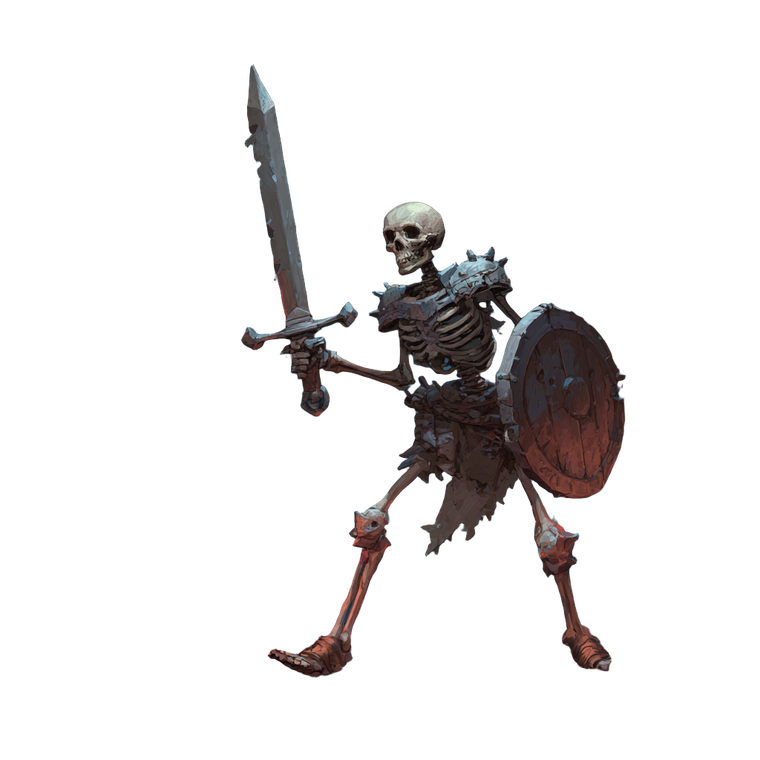 Skeleton Warrior V47 Vinyl Car Decal Sticker – Waterproof & UV-Resistant 3.4133333333333336"