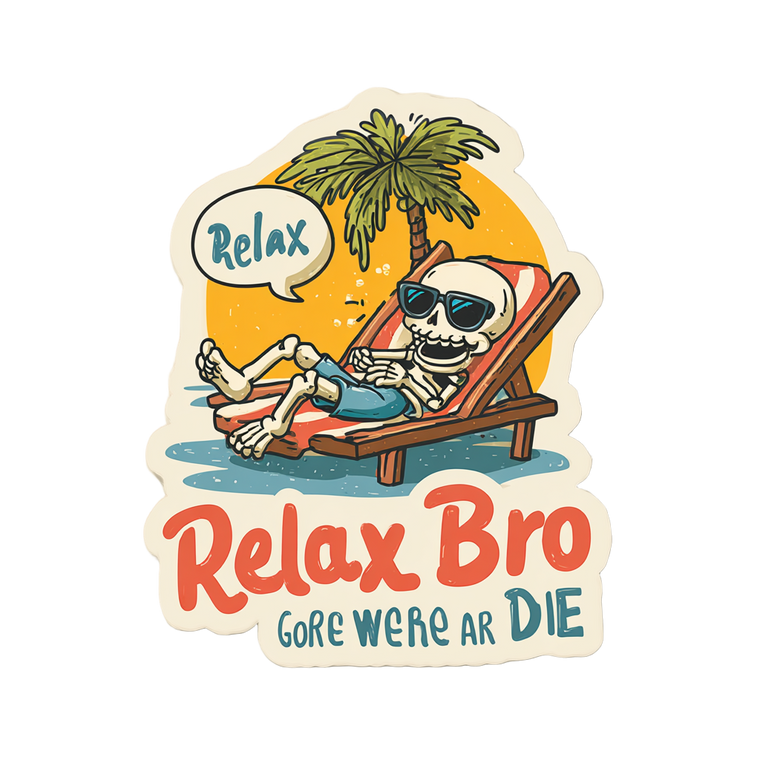 Skeleton Sticker Vinyl Car Decal Sticker – Waterproof & UV-Resistant 6.826666666666667"