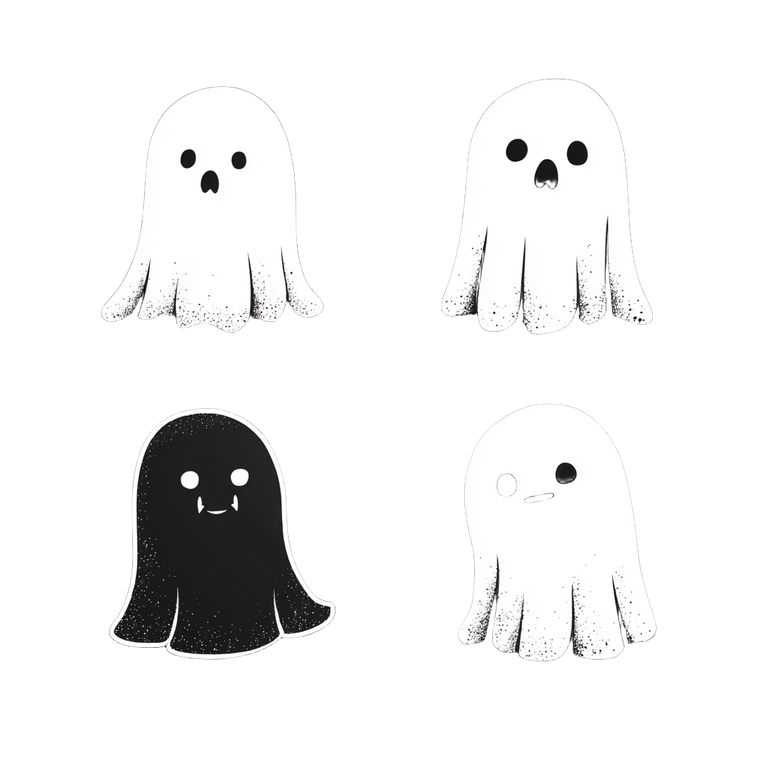 Cute Ghost V3 Vinyl Car Decal Sticker – Waterproof & UV-Resistant 6.826666666666667"