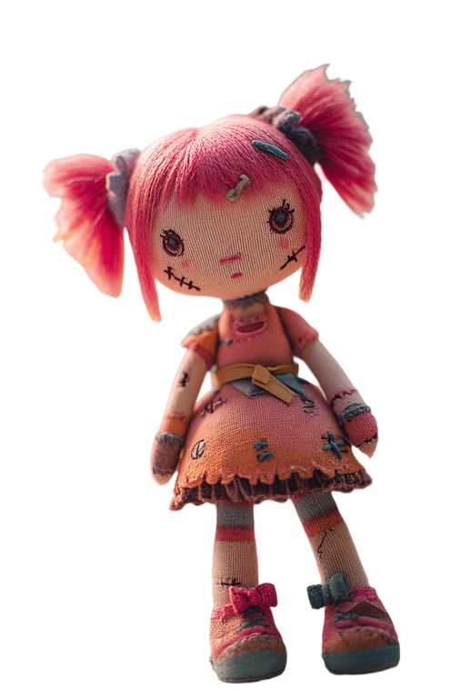 Cute Anime Doll V2 Vinyl Car Decal Sticker – Waterproof & UV-Resistant 4.4