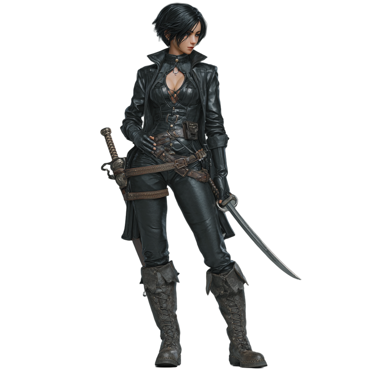 Female Rogue V5 Vinyl Car Decal Sticker – Waterproof & UV-Resistant 3.4133333333333336"