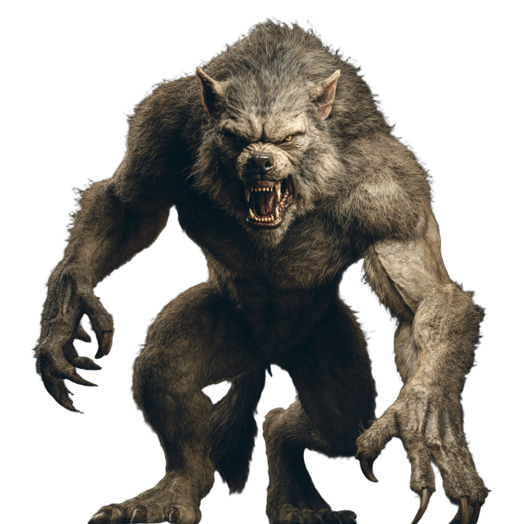 Angry Werewolf Growl Vinyl Car Decal Sticker – Waterproof & UV-Resistant 3.4133333333333336"