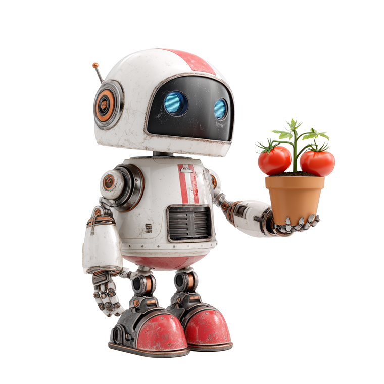 Robot Gardener V4 Vinyl Car Decal Sticker – Waterproof & UV-Resistant 6.826666666666667"