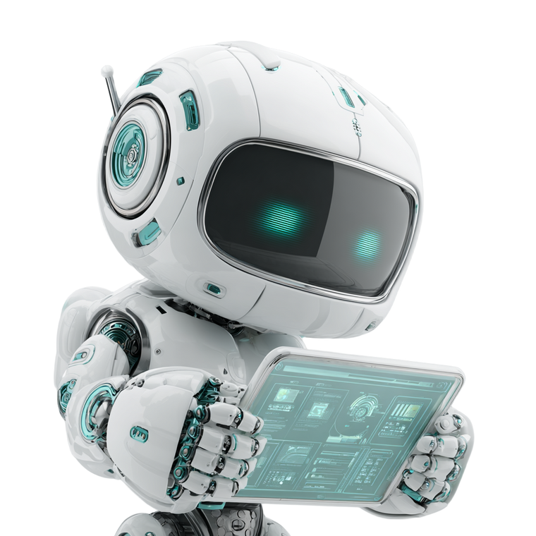 Friendly Robot Cockpit Vinyl Car Decal Sticker – Waterproof & UV-Resistant 6.826666666666667"