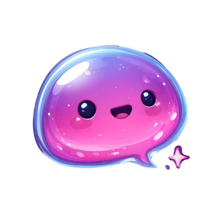 Cartoon Bubble Chat Vinyl Car Decal Sticker – Waterproof & UV-Resistant 3.4133333333333336"