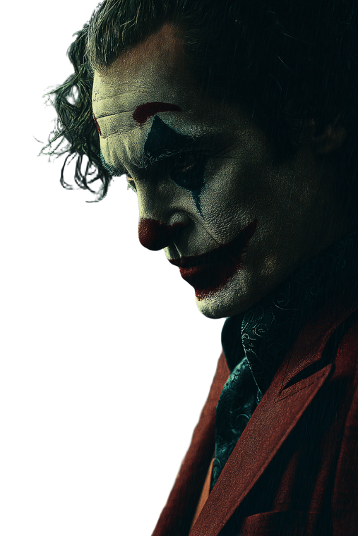 Surreal Joker Art Vinyl Car Decal Sticker – Waterproof & UV-Resistant 8.96"