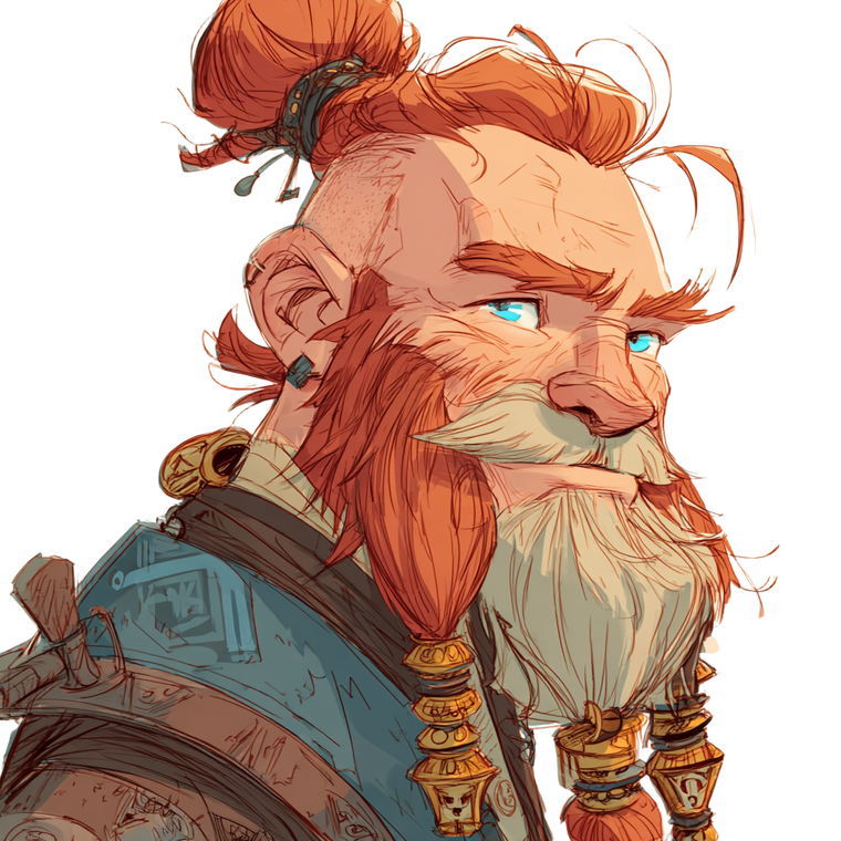 Shaman Dwarf Vinyl Car Decal Sticker – Waterproof & UV-Resistant 3.4133333333333336"