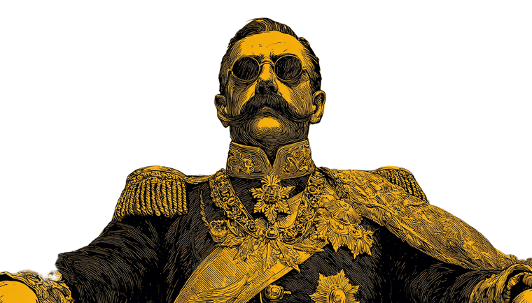 Megalomania Dictator Vinyl Car Decal Sticker – Waterproof & UV-Resistant 2.773333333333333