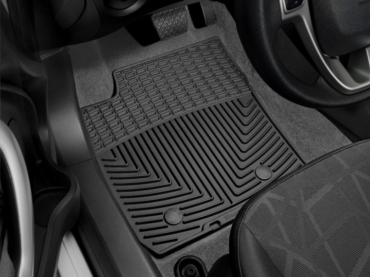 Ultimate Protection Black All-Weather Floor Mats | Fits Perfectly | Thermoplastic TPE | 2 Piece