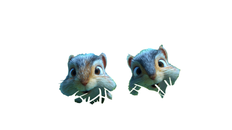 Smiling Squirrels Vinyl Car Decal Sticker – Waterproof & UV-Resistant 5.4