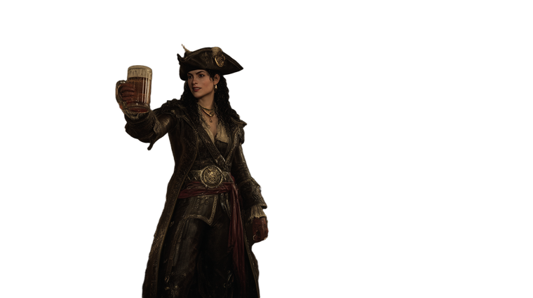 Pirate Captain Revelry Vinyl Car Decal Sticker – Waterproof & UV-Resistant 5.4