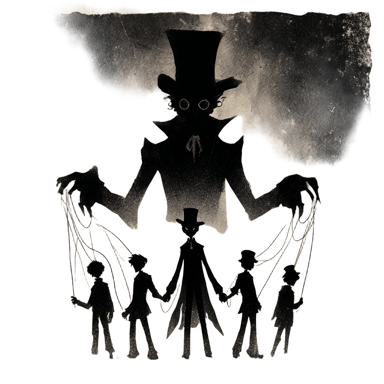 Devil Puppeteer Vinyl Car Decal Sticker – Waterproof & UV-Resistant 6.826666666666667"