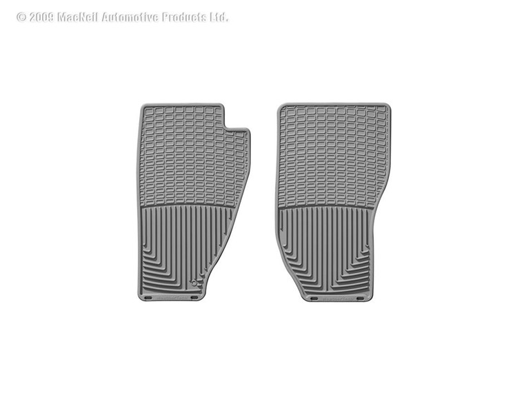 Weathertech All-Weather Floor Mats | Gray TPE, Direct-Fit | Anti-Skid Ridges, Quick Cleanup