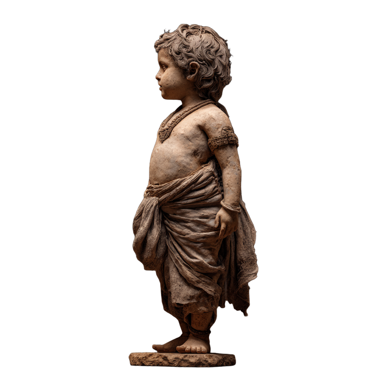 Clay Indian Boy Vinyl Car Decal Sticker – Waterproof & UV-Resistant 3.4133333333333336"