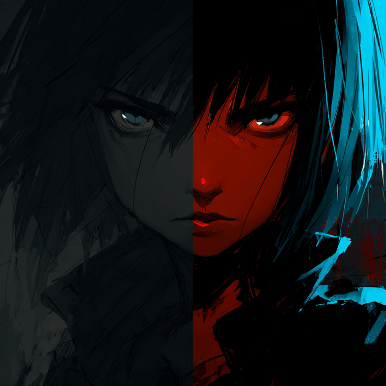 Dark Anime Character V4 Vinyl Car Decal Sticker – Waterproof & UV-Resistant 6.826666666666667"