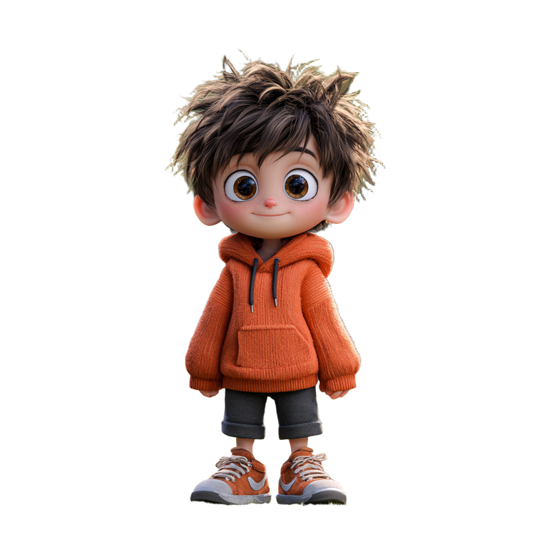 Cheerful Pixar Boy V2 Vinyl Car Decal Sticker – Waterproof & UV-Resistant 3.4133333333333336"