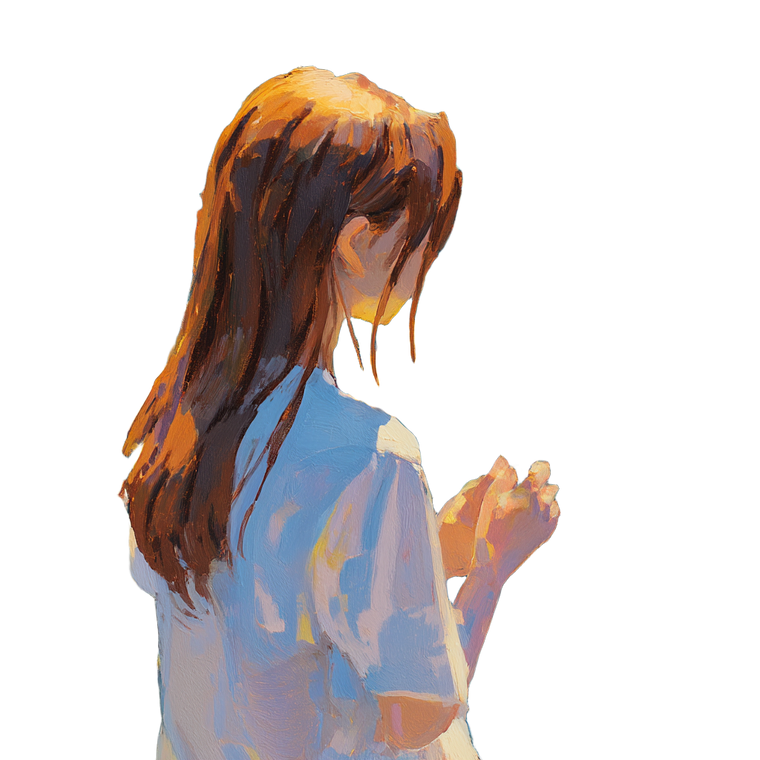 Girl With Sunflowers V4 Vinyl Car Decal Sticker – Waterproof & UV-Resistant 3.4133333333333336"