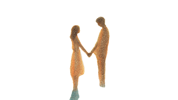 Romantic Park Stroll V2 Vinyl Car Decal Sticker – Waterproof & UV-Resistant 2.72"