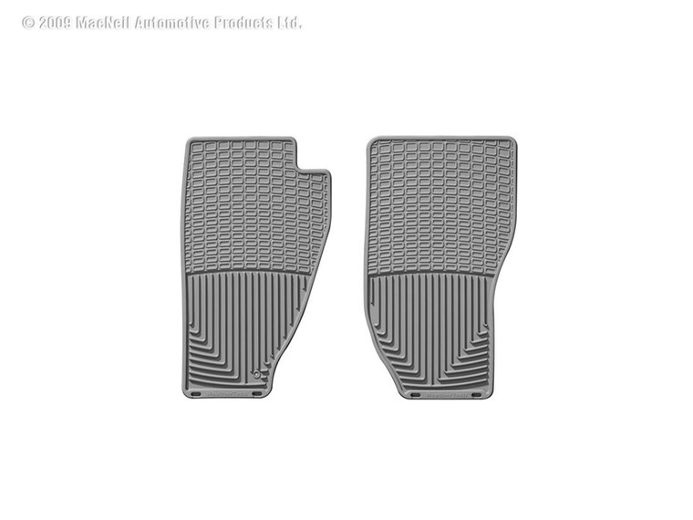 Ultimate Protection Gray All-Weather Floor Mats | Direct-Fit 2pc Set | Thermoplastic Elastomer | Made in America