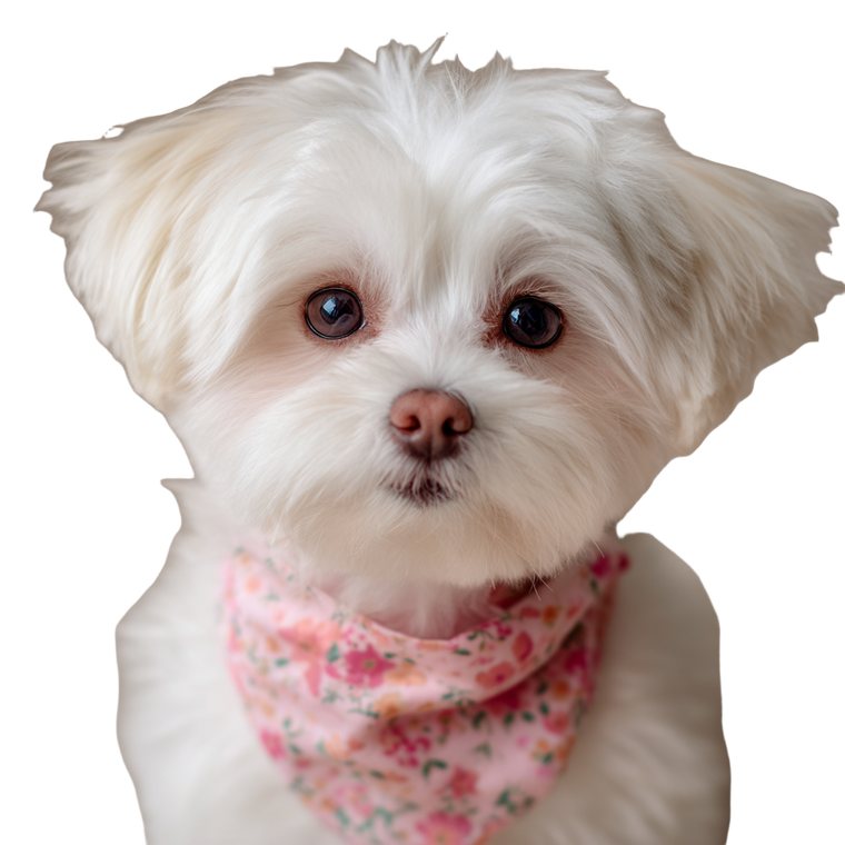 Elegant Maltese Dog Vinyl Car Decal Sticker – Waterproof & UV-Resistant 3.4133333333333336"