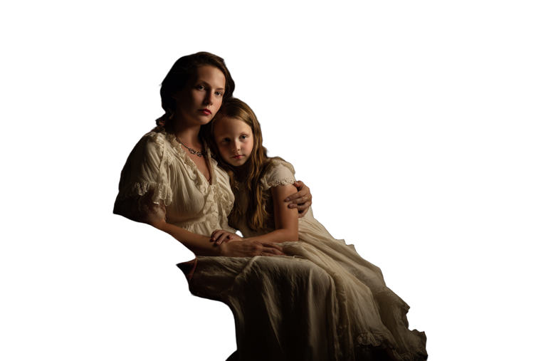 Mom And Daughter V3 Vinyl Car Decal Sticker – Waterproof & UV-Resistant 2.986666666666667"