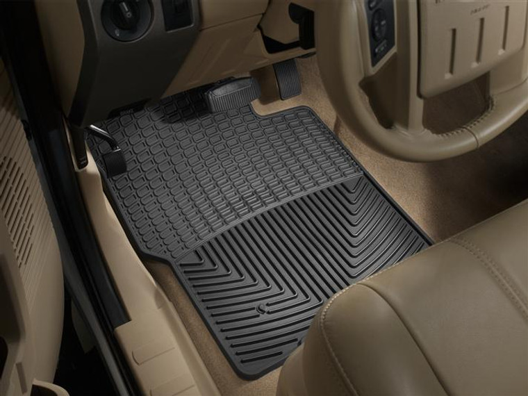 Custom Fit Weathertech All-Weather Floor Mats | Black | Anti-Skid Ridges | Made in USA