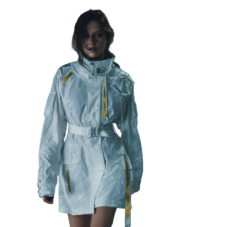 Cyberpunk Model Runway Vinyl Car Decal Sticker – Waterproof & UV-Resistant 6.826666666666667"