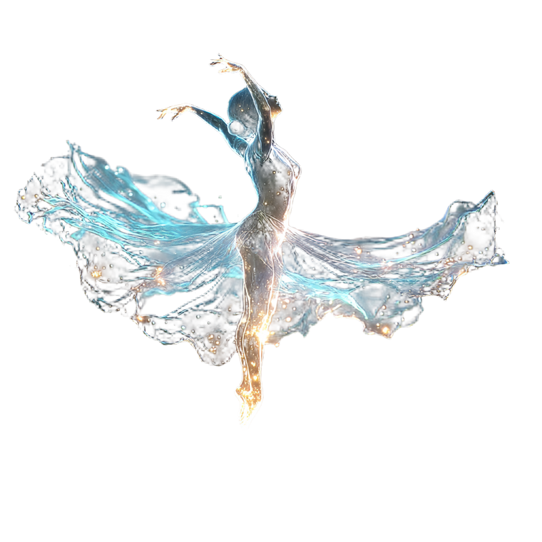 Water Dancer V2 Vinyl Car Decal Sticker – Waterproof & UV-Resistant 3.4133333333333336"