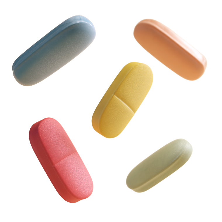 Colorful Prescription Tablets Vinyl Car Decal Sticker – Waterproof & UV-Resistant 6.826666666666667"