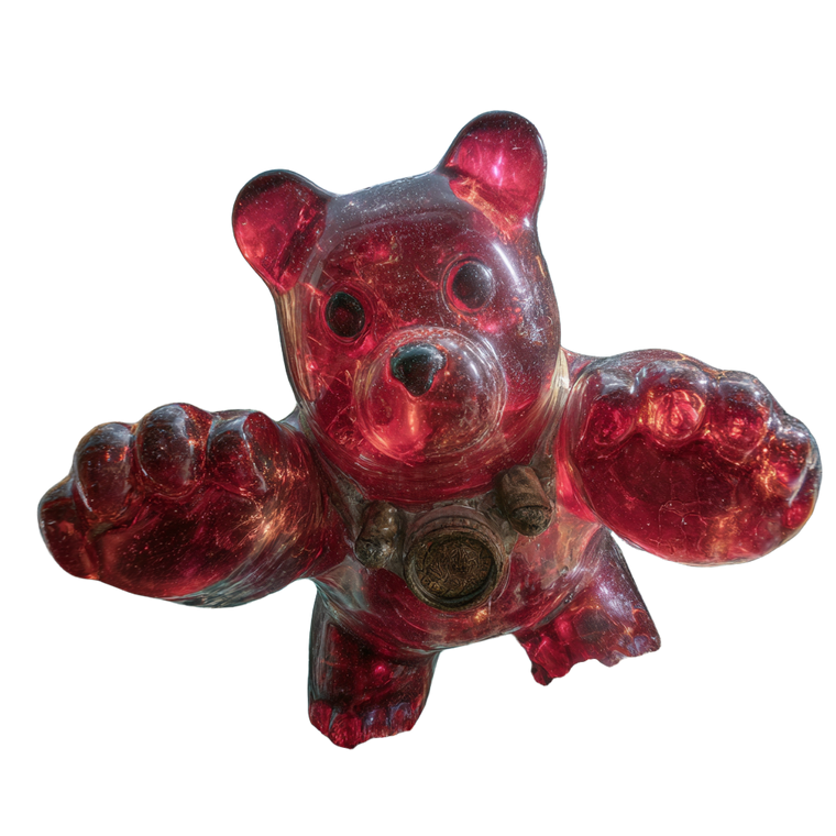 Gummy Bear Villain Vinyl Car Decal Sticker – Waterproof & UV-Resistant 3.4133333333333336"
