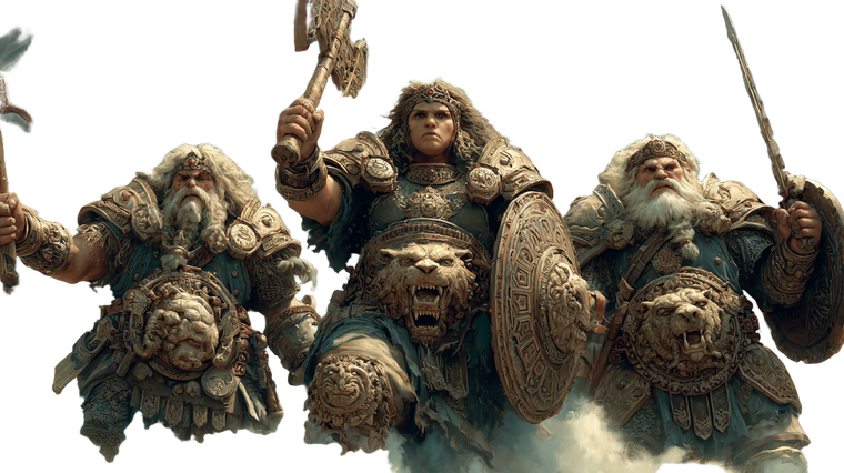 Dwarf Warriors Defiance Vinyl Car Decal Sticker – Waterproof & UV-Resistant 2.72"