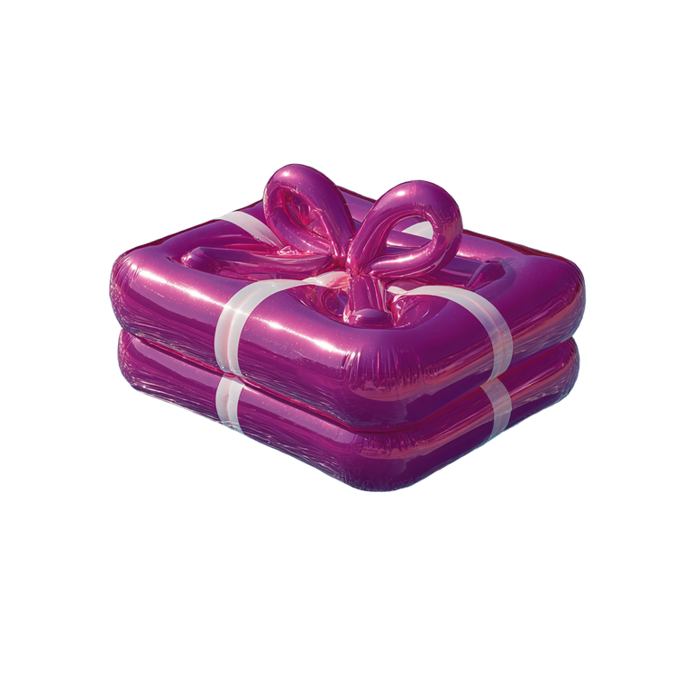 Gift Box Floatie Vinyl Car Decal Sticker – Waterproof & UV-Resistant 6.826666666666667"