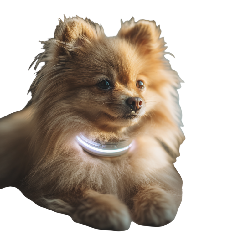 Fluffy Pomeranian Smiling V2 Vinyl Car Decal Sticker – Waterproof & UV-Resistant 3.4133333333333336"