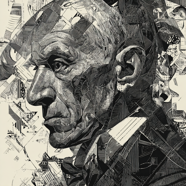 Picasso Vinyl Car Decal Sticker – Waterproof & UV-Resistant 3.4133333333333336"