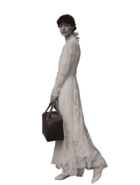 English Woman Portrait Vinyl Car Decal Sticker – Waterproof & UV-Resistant 4.213333333333333"