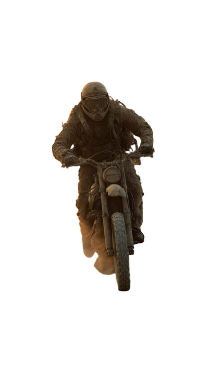Tactical Rider Wasteland Vinyl Car Decal Sticker – Waterproof & UV-Resistant 9.706666666666667"