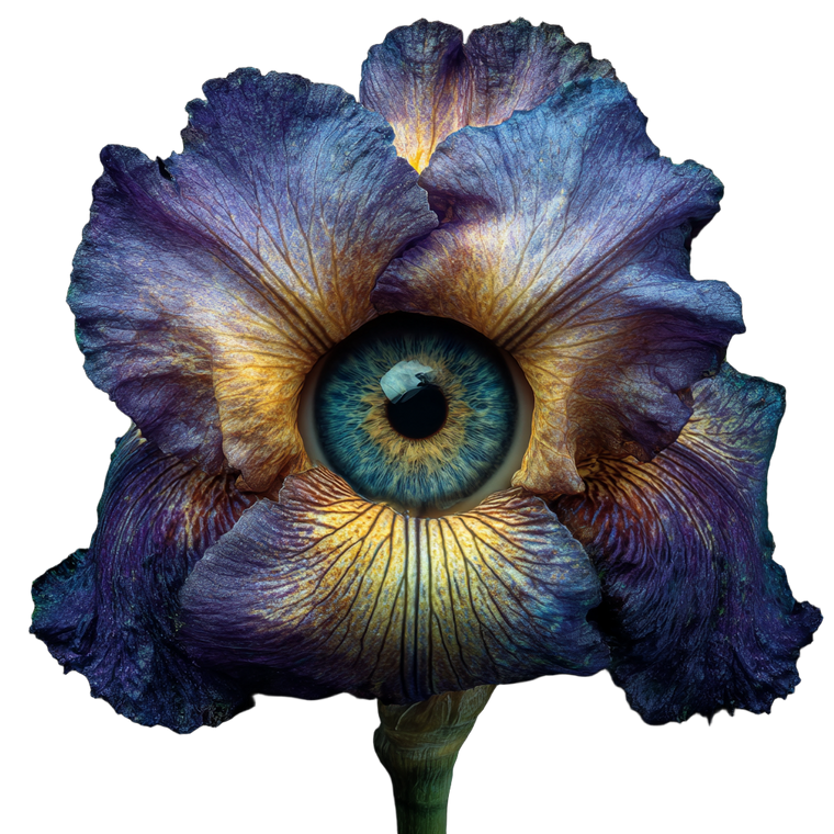 Eyeball Iris Vinyl Car Decal Sticker – Waterproof & UV-Resistant 3.4133333333333336"