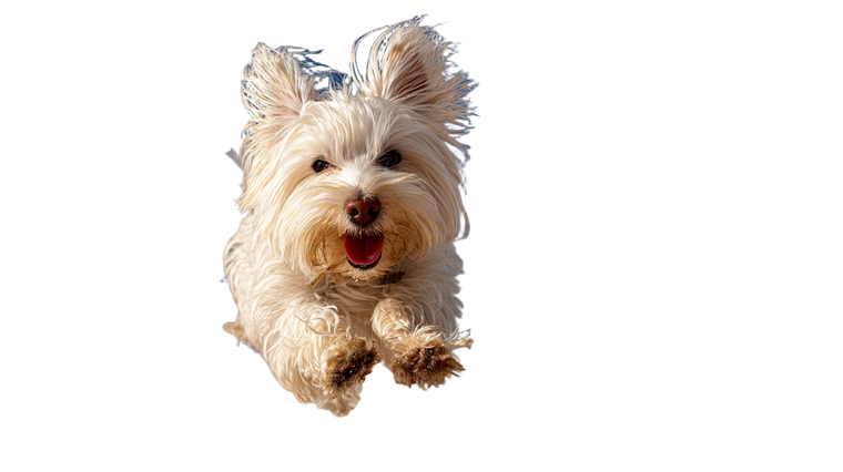 Happy Beach Dog V6 Vinyl Car Decal Sticker – Waterproof & UV-Resistant 2.72"