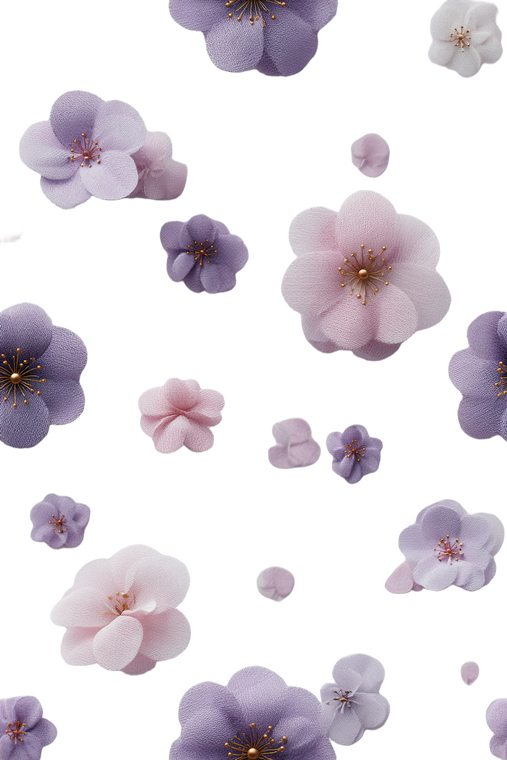 3D Felt Flower Vinyl Car Decal Sticker – Waterproof & UV-Resistant 4.4