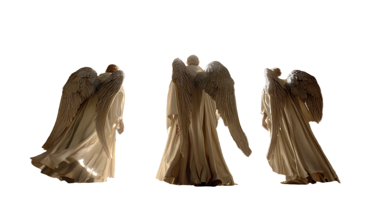 Divine Angels Marching Vinyl Car Decal Sticker – Waterproof & UV-Resistant 2.72"
