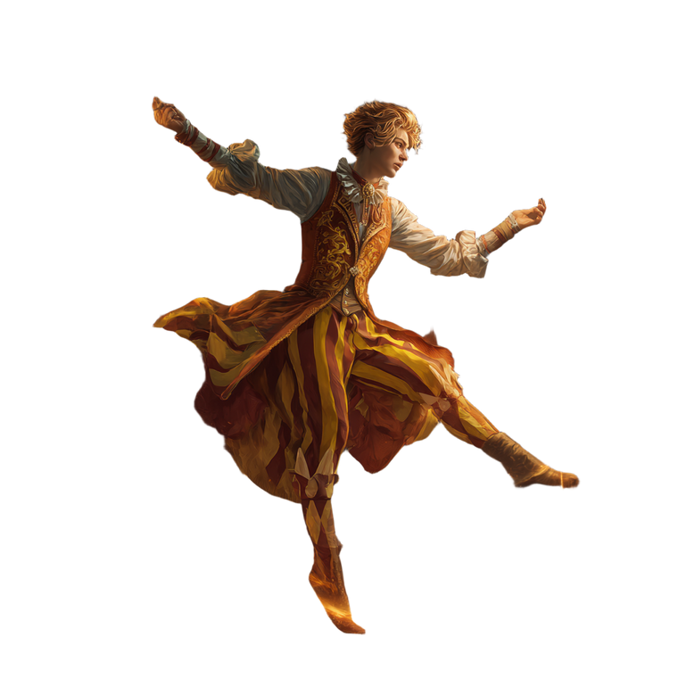 Orpheus Fire Dancer Vinyl Car Decal Sticker – Waterproof & UV-Resistant 3.4133333333333336"