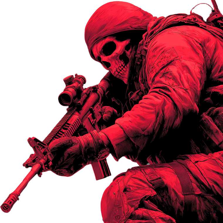 Tactical Soldier V2 Vinyl Car Decal Sticker – Waterproof & UV-Resistant 3.4133333333333336"