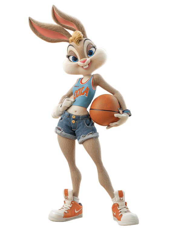 Lola Bunny Photoshoot Vinyl Car Decal Sticker – Waterproof & UV-Resistant 8.213333333333333"
