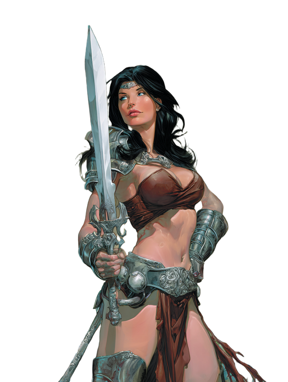 Warrior Woman V33 Vinyl Car Decal Sticker – Waterproof & UV-Resistant 8.213333333333333"
