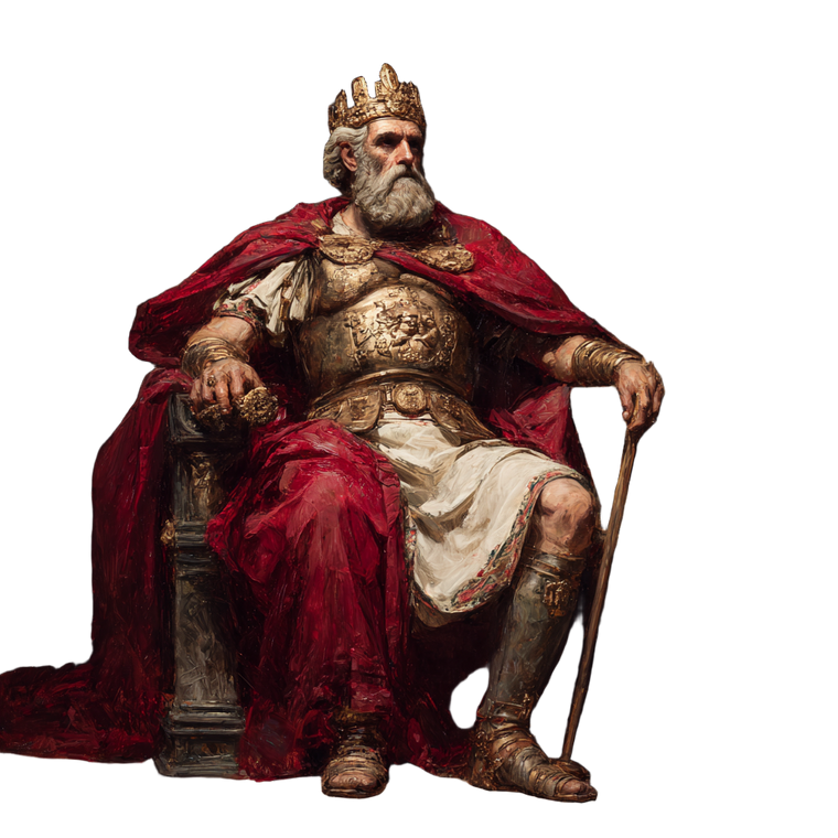Roman King Throne Vinyl Car Decal Sticker – Waterproof & UV-Resistant 3.4133333333333336"