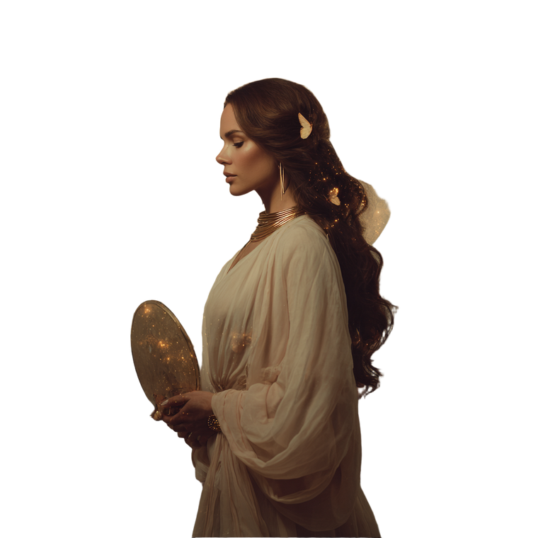 Divine Feminine Goddess V2 Vinyl Car Decal Sticker – Waterproof & UV-Resistant 3.4133333333333336"