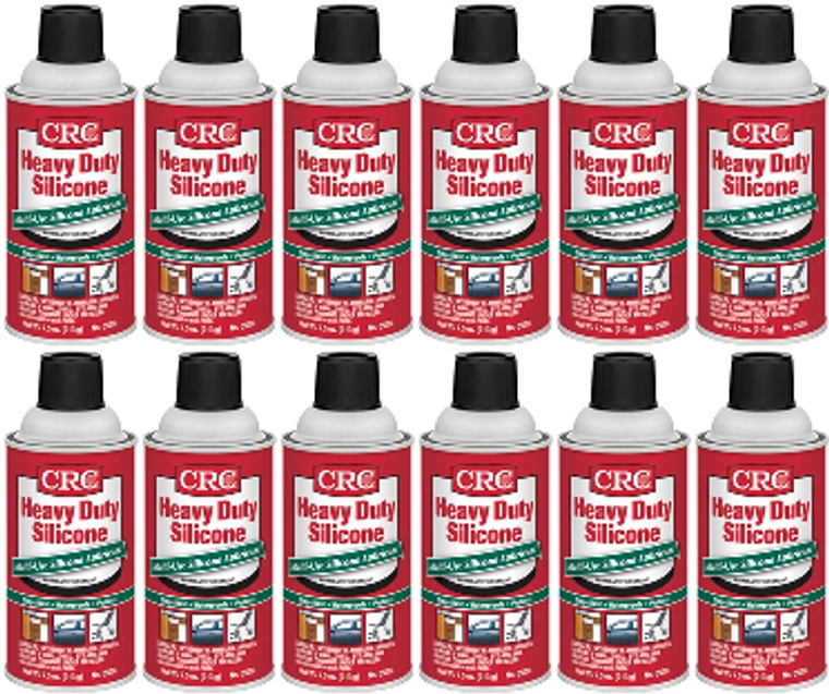 12x Heavy Duty Silicone Spray | Lubricate Metal/Rubber | Odorless, Water Resistant