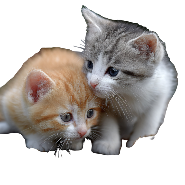 Playful Kittens V7 Vinyl Car Decal Sticker – Waterproof & UV-Resistant 3.4133333333333336"