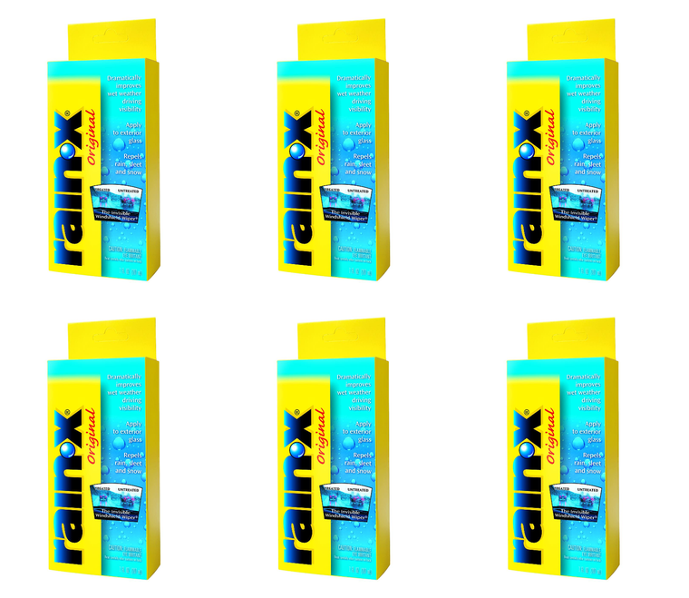 6x Rain-X Windshield Rain Repellent | 3.5oz Gel Bottle | Improve Visibility, Safety & Comfort