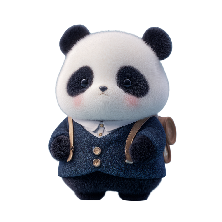 Panda School Vinyl Car Decal Sticker – Waterproof & UV-Resistant 3.4133333333333336"